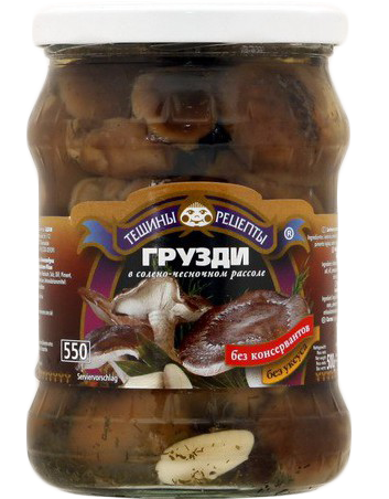 Aldim Butterpilze ganz in Gewurzaufgud / Siitake-sieni säilyke 550g CAM - Sienisäilykkeet - 7553 - 1