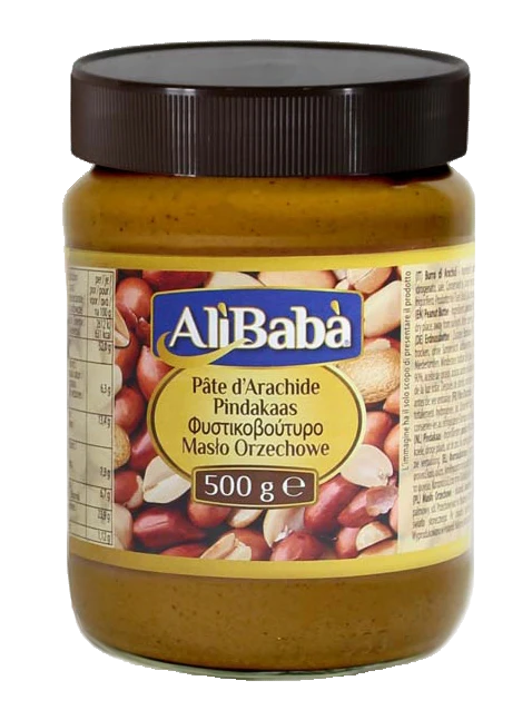 Alibaba Peanut Butter/ Maapähkinälevite 500g - Makeat levitteet ja pähkinälevitteet - 20443 - 1