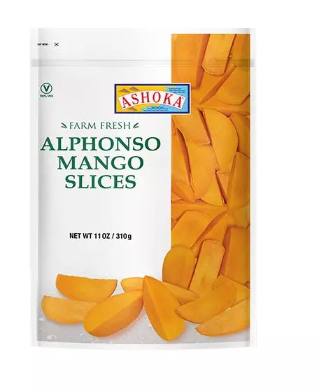 Ashoka Alphonso Mango Slices / Pakastettu mango viipaleet 310g - Pakastemarjat - 15943 - 1