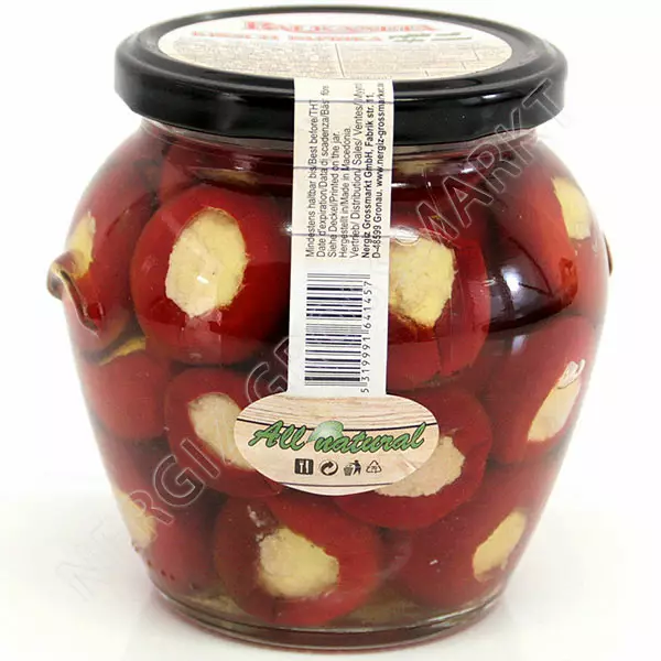 Balkaneta Punaine Kirsikkapaprika Soijajuustolla 580ml - Vihannessäilykkeet - 643 - 1