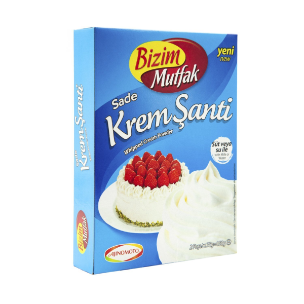 Bizim Mutfak Krem Santi / Kermavaahto 2x75g 150g - Vanukkaat ja jälkiruoka-ainekset - 10943 - 1