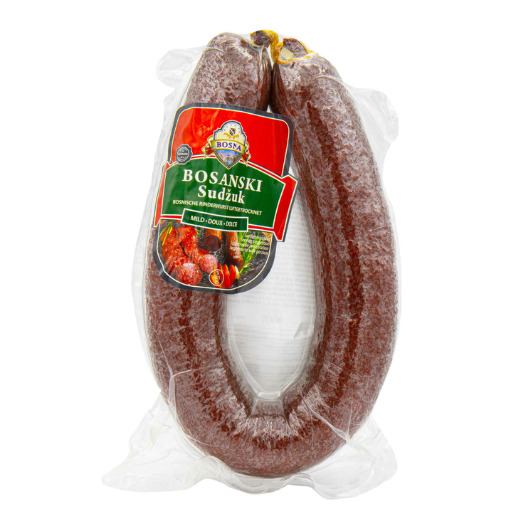 Bosna Bosanski Sudzuk Mild / Mieto makkara 450g - Sucuk makkarat - 7443 - 1
