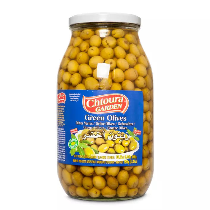 Chtoura Garden Green Olives, Lebanon / Vihreät oliivit 3kg CAM - Oliivisäilykkeet - 12443 - 1