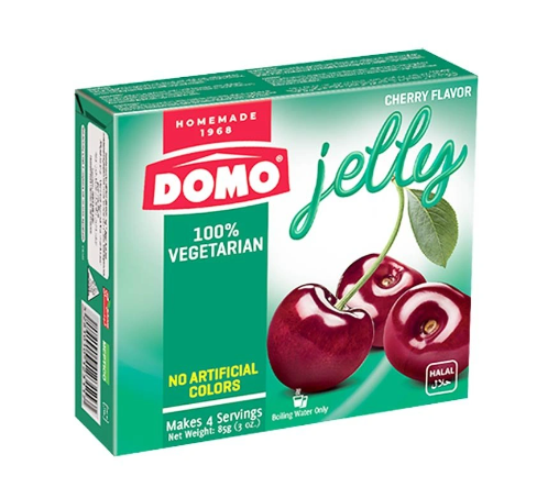 Domo Jelly Cherry Kirsikkahyytelöjauhe 85g - Liivatteet ja muut hyytelöimisaineet - 2053 - 1