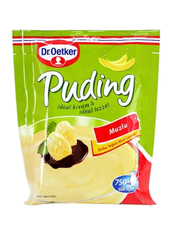Dr. Oetker Muzlu Pudding/ Banaanivanukas jauhe 120g - Vanukkaat ja jälkiruoka-ainekset - 18763 - 1
