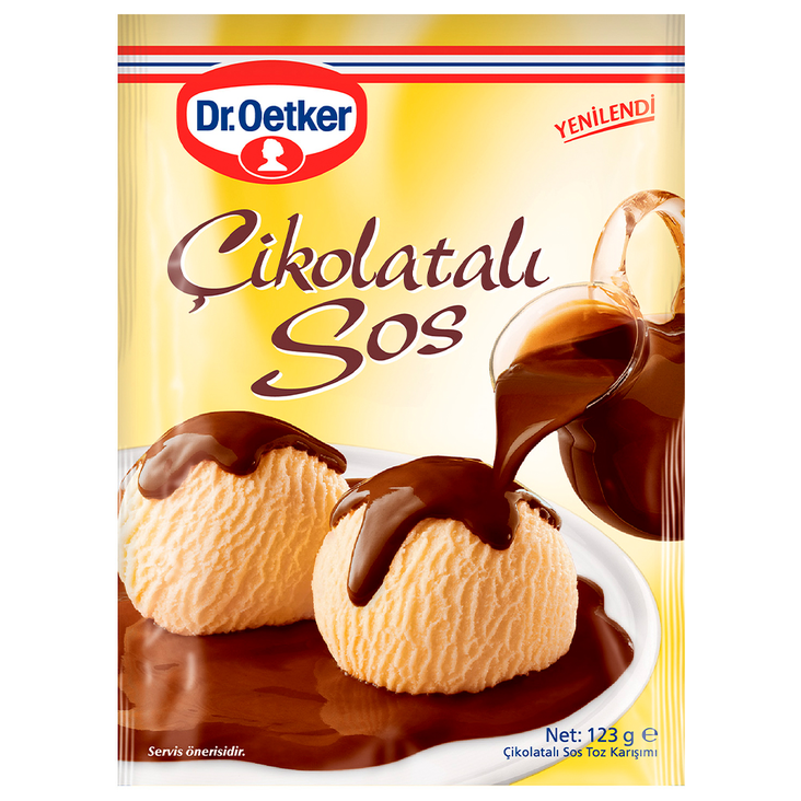 Dr Oetker Cikolata Sos/ Suklaakastike 123g - Vanukkaat ja jälkiruoka-ainekset - 2103 - 1