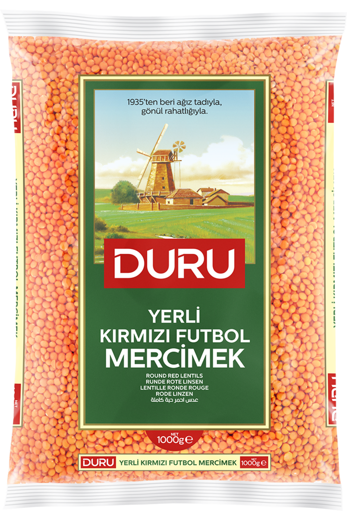 Duru Kirmizi Futbol Mercimek / Punaiset linssit 1kg - Linssit - 2223 - 1