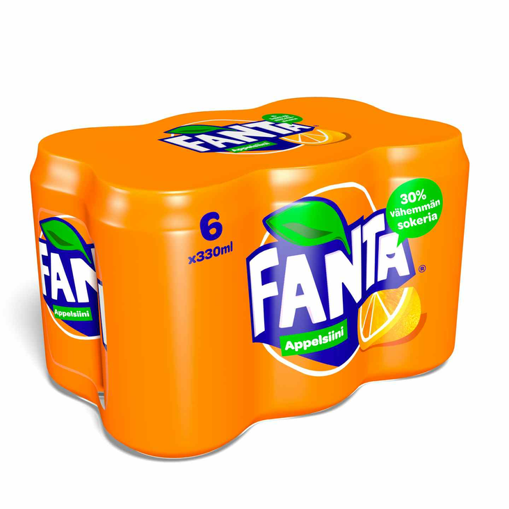 Fanta Orange 6x330ml TNK - Limonadit ja virvoitusjuomat - 8013 - 1