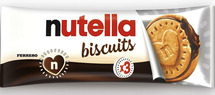 Ferrero Nutella Biscuits / Nutella keksi 41,4g - Täytekeksit ja vohvelit - 11393 - 1