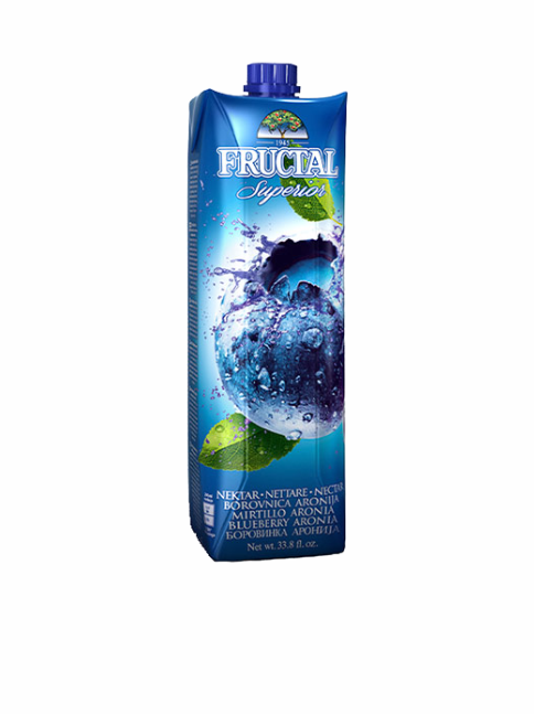 Fructal Blueberry/ Mustikkamehu 1L - Mehut ja nektarit - 16643 - 1