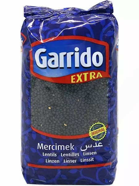 Garrido Extra Mercimec Musta Linssi 1kg - Linssit - 14143 - 1