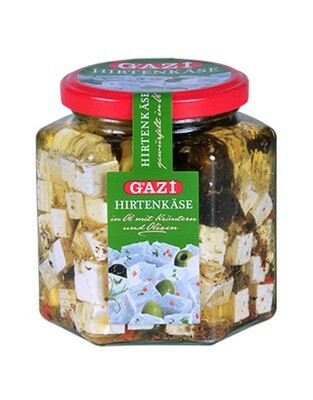 Gazi Juusto Oljyssä Yrteillä ja Oliiveilla 300g - Feta-juustot - 17173 - 1