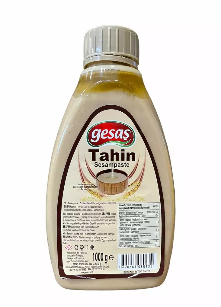 Gesas Tahin Seesamitahna 1kg PET - Tahinit - 8633 - 1