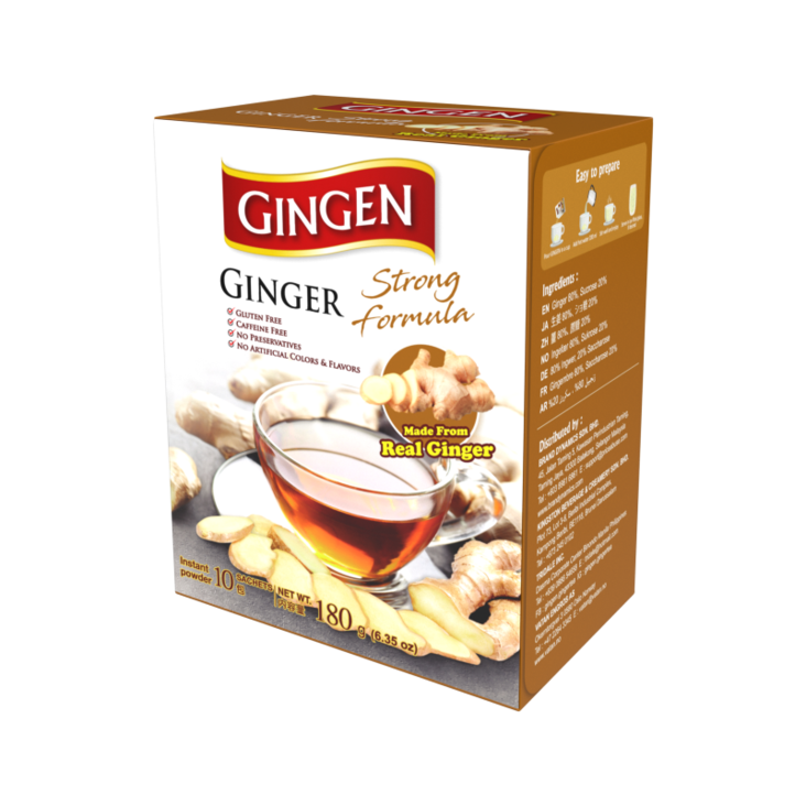 Gingen Ginger Strong Formula / Inkivääri tee 180g - Terveys teet - 20703 - 1