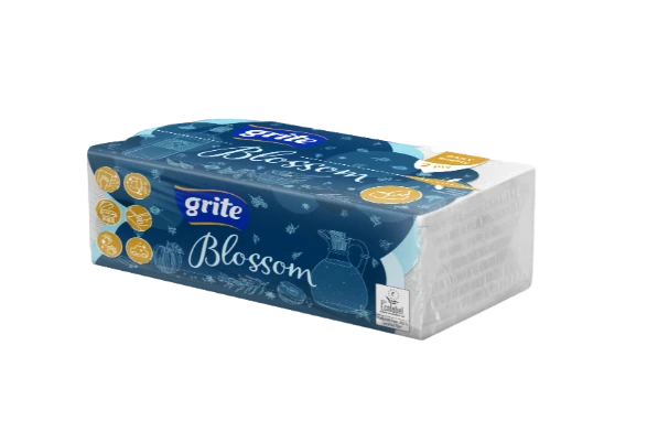 Grite Blossom Käsipyyhe 120kpl/pkt - Talouspaperit ja WC-paperit - 18693 - 1