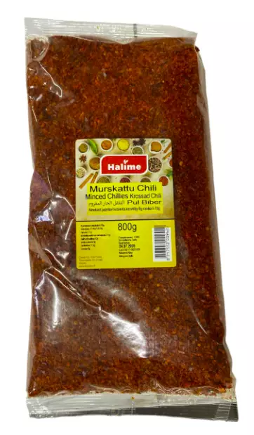 Halime Baharat Pul Biber/ Murskattu Chili 800g - Chilimausteet - 2863 - 1