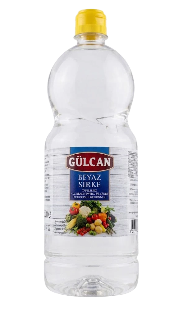 Gulcan Beyaz Sirkesi / Valkoviinietikka 1L PET - Etikat - 19923 - 1
