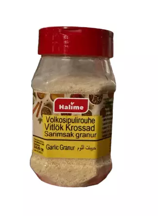 Halime Baharat Sarimsak granur / Valkosipulirouhe 200g - Yleismausteet - 2883 - 1