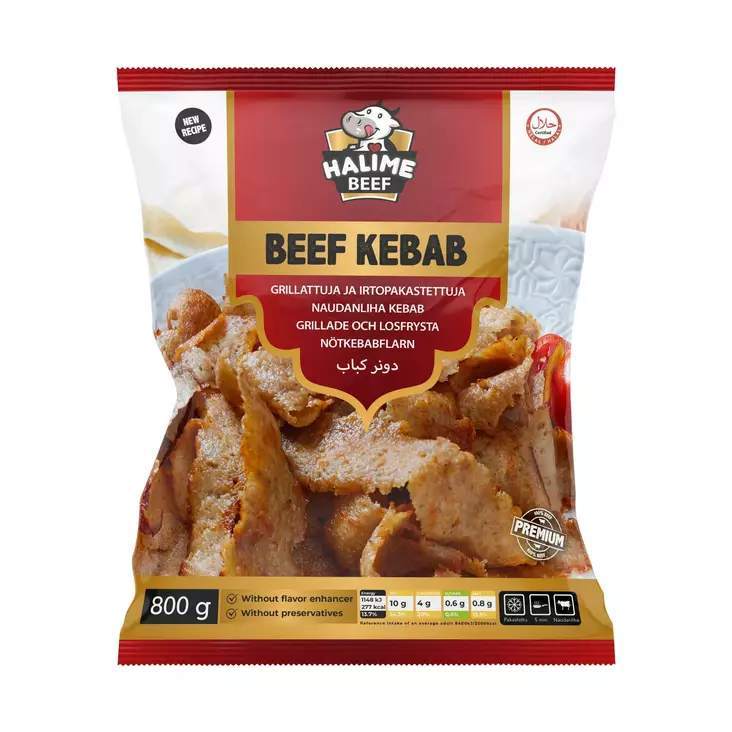 Halime Beef Kebab / Naudanliha Kebab 800g - Nauta pakasteet - 9683 - 1