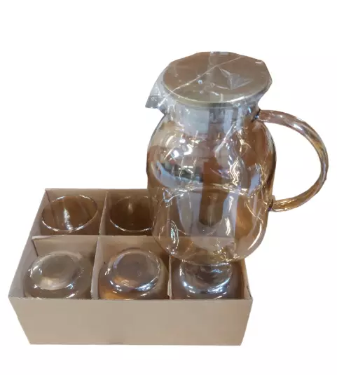 Juomakannu+6kpl juomalasi 2409 - Astiat ja aterimet - 14743 - 1