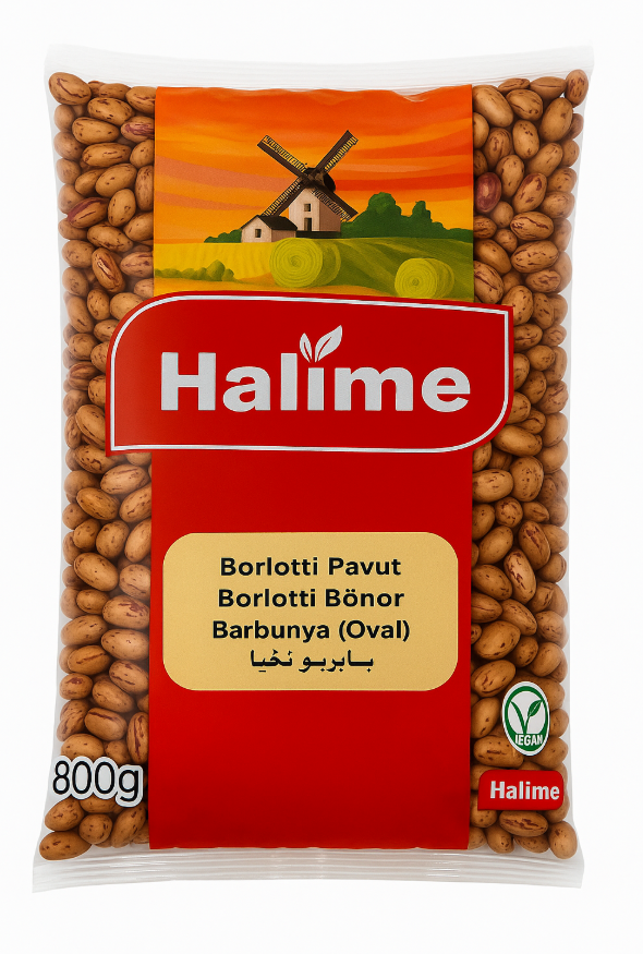Halime Oval Barbunya / Karpalopavut 800gr - Kuivatut pavut - 16183 - 1