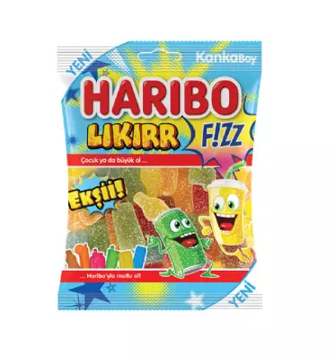 Haribo Likirr Fizz Karkki 70g - Irtomakeiset - 14513 - 1