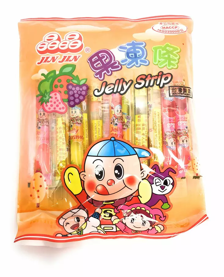 Jin Jin Jelly Strip Assorted 300g - Irtomakeiset - 11543 - 1