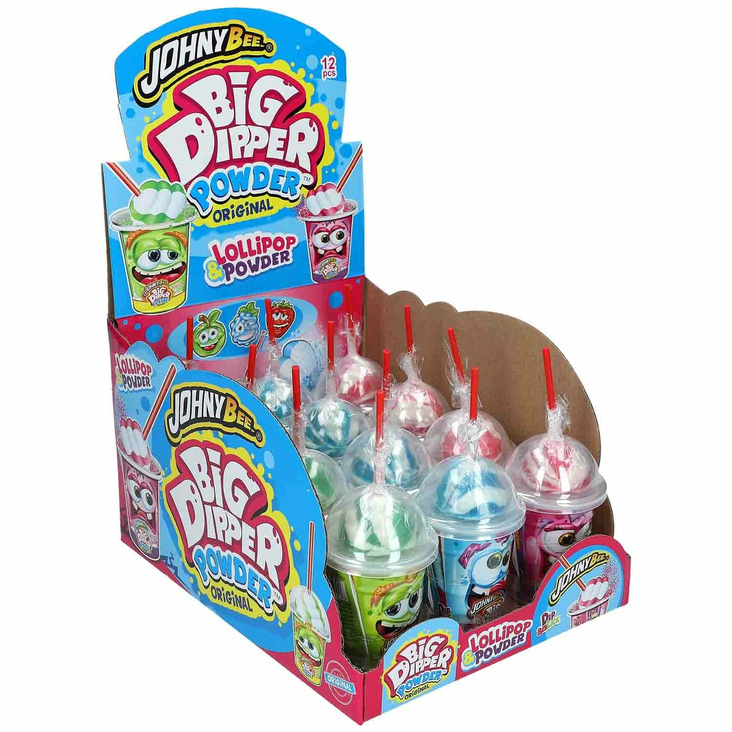 Johny Bee Big Dipper Powder/ Tikkari+ Jauhe 47g - Irtomakeiset - 17073 - 1