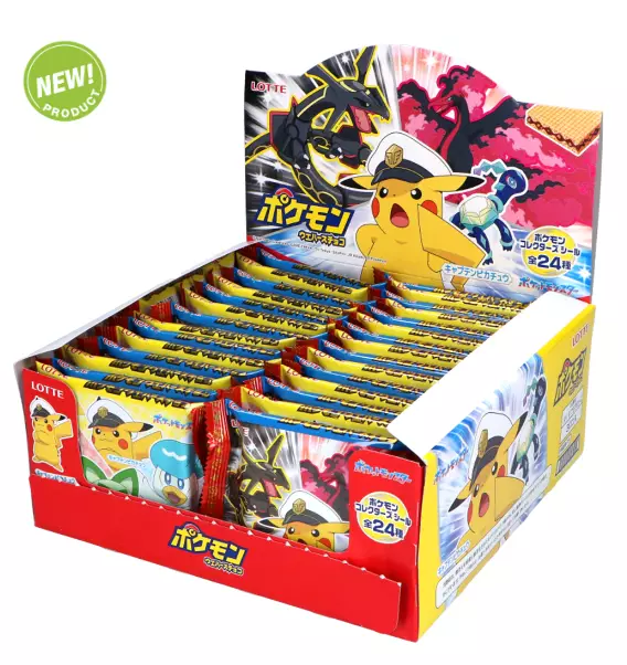 JP Lotte Pokemon Wafers Chocolate 23g - Täytekeksit ja vohvelit - 15073 - 1