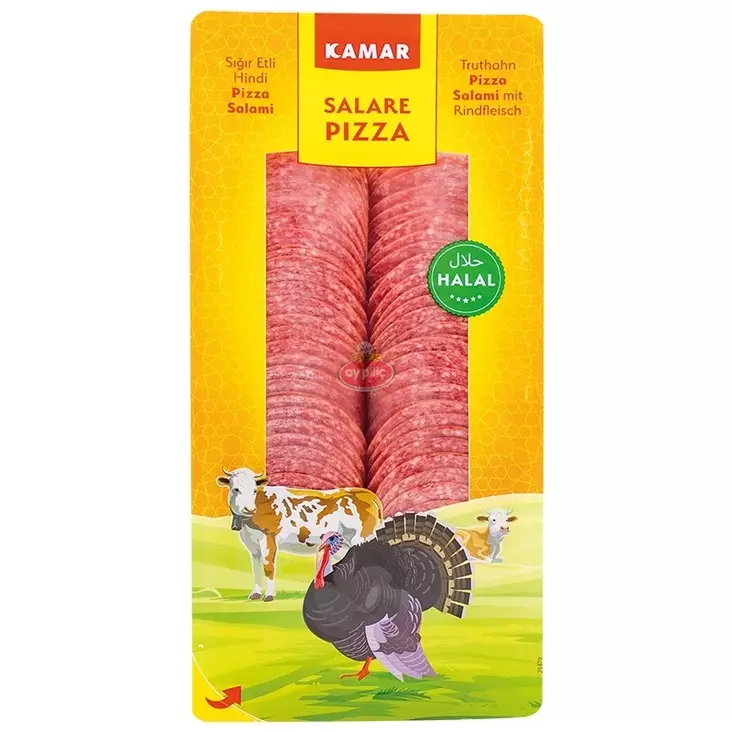 Kamar Pizza Salami 500g - Nauta leikkeleet ja makkarat - 3263 - 1