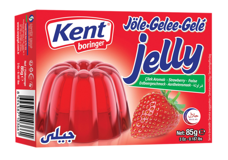 KB Jelly Strawberry/ Mansikkahyytelöjauhe 85g - Liivatteet ja muut hyytelöimisaineet - 19173 - 1
