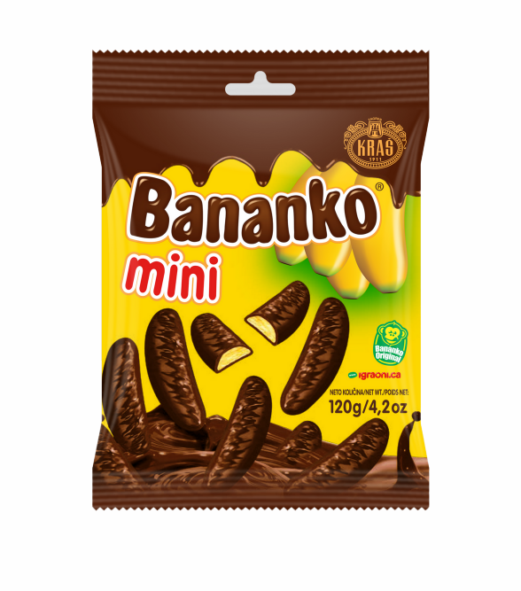 Kras Bananko/ Banaani-suklaa Keksi 120g - Suklaat - 16663 - 1
