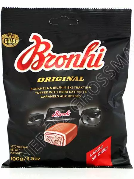 Kras Bronhi Original / Karkki 100g - Irtomakeiset - 7093 - 1