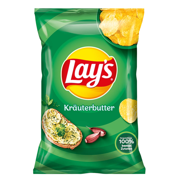 Lay's Chips Herb Butter Sipsi 150g - Sipsit - 6633 - 1