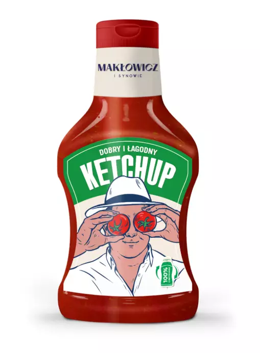 Maklowiczi Ketchup, Mild / Ketsuppi, mieto 490g - Ketsupit&sinaapit - 16193 - 1