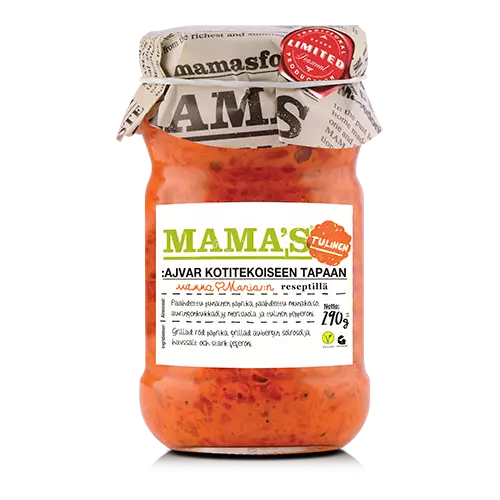 Mamas Ajvar Aci / Tulinen 290g - Tomaatti- ja paprikasäilykkeet - 3693 - 1