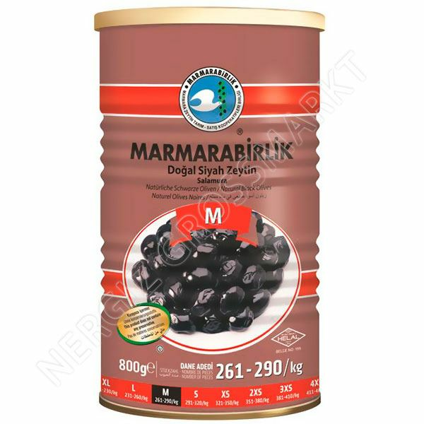 MB M Super Siyah Zeytin / Musta Oliivi 800g TNK - Oliivisäilykkeet - 5983 - 1