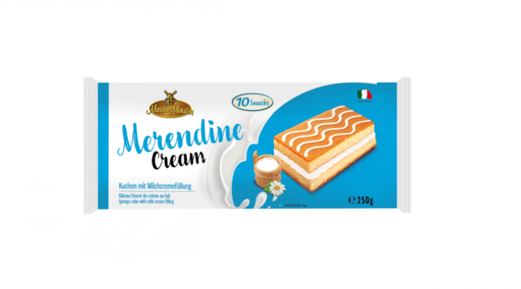 Meister Moulin Sponge cake with milk cream filling Keksi 250g - Täytekeksit ja vohvelit - 17553 - 1