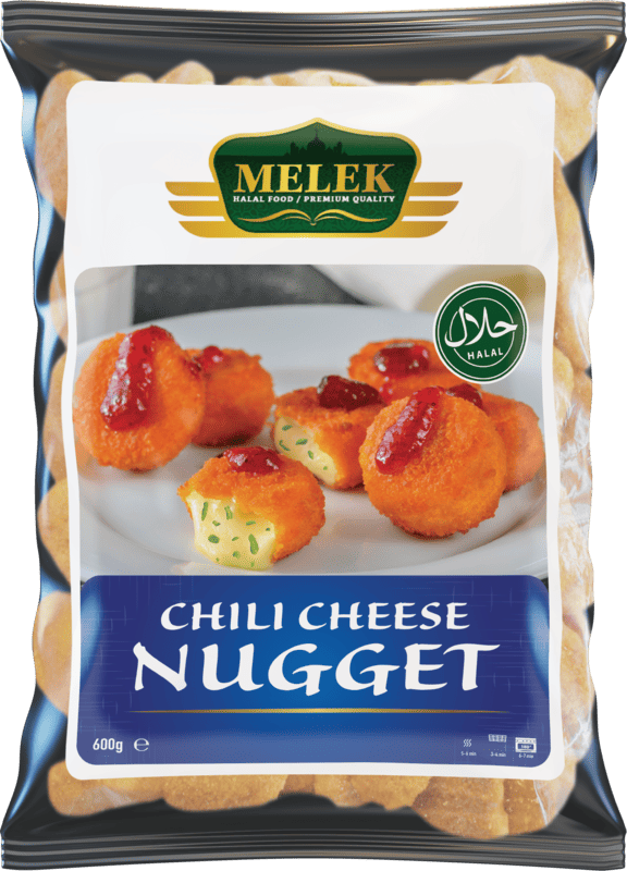 Melek Chicken Chili Cheese Nuggets 600g - Kana pakasteet - 21303 - 1