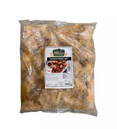 Melek Chicken Wings Hot / Kanan Siipipalat Tulinen 2kg - Kana pakasteet - 3783 - 1