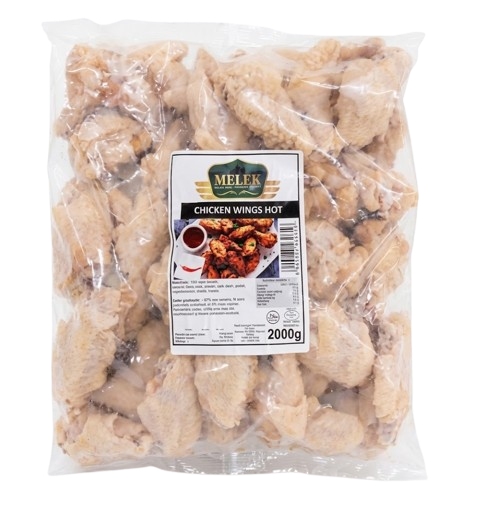 Melek Chicken Wings Hot / Kanan Siipipalat Tulinen 2kg - Kana pakasteet - 3783 - 1