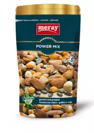 Meray Power Mix Paahdetut&suolatut pähkinät, chilimaissi ja kurpit.siemenet 150g - Pähkinät - 15623 - 1