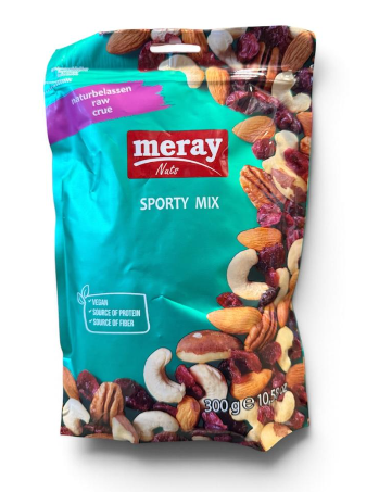 Meray Sporty Mix Pähkinäsekoitus 300g - Pähkinät - 21623 - 1
