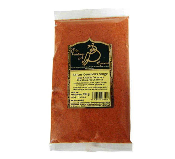 Mia Trading Epices Couscous Rogue/ Punainen Kuskus Mausteinen 200g - Erikoismausteet - 17033 - 1