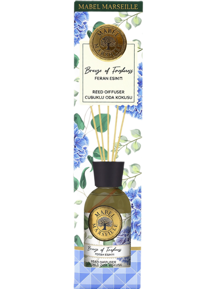 MM Reed Diffuser Freshness Blue/ Tuoksutikku 100ml - Ilmanraikastimet - 19033 - 1
