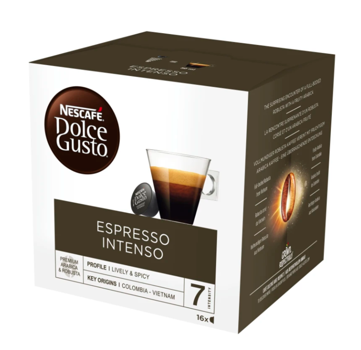 Nescafe Dolce Gusto Espresso Intenso Kahvikapseli 16*112g - Kahvit - 13573 - 1