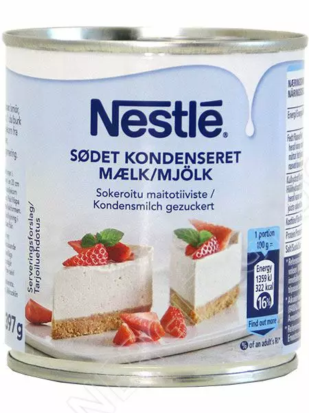 Nestle Sodet Kondenseret Mjölk / Sokeroitu maitotiiviste 397g TNK - Kondensoidut maidot - 11763 - 1