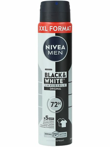 Nivea Men Deospray Black&White/ Dedorantti 250ml - Hygieniatarvikkeet - 21153 - 1