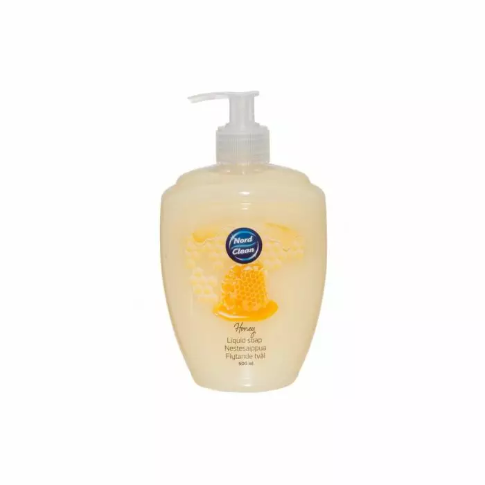 Nord Clean Nestesaippua Hunaja 500ml - Saippuat ja suihkugeelit - 14333 - 1