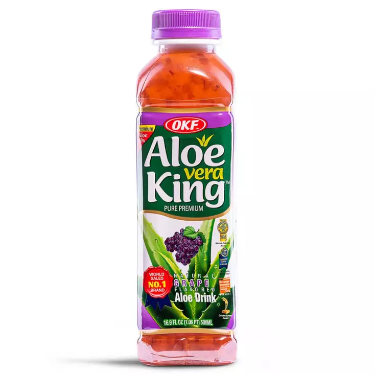 OKF Aloe Vera Grape Drink 500ml - Limonadit ja virvoitusjuomat - 333 - 1